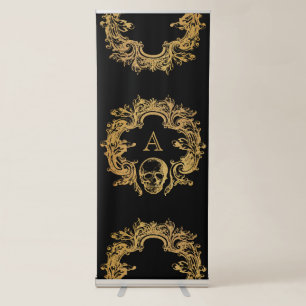 Gothic Glam Pop-up Banner Black