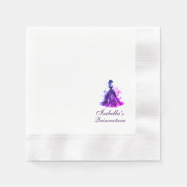 Gothic Glam Quince  Napkin (Front)
