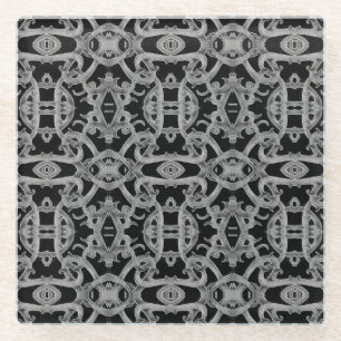 GOTHIC Glass Drink Coaster