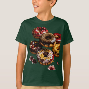"Gothic Gourmet Doughnuts " designed Kid's T-Shirt