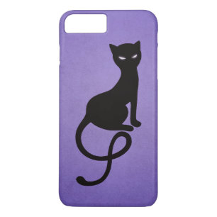 Gothic Gracious Evil Black Kitty Purle iPhone 8 Plus/7 Plus Case