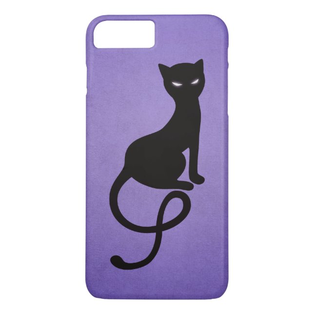 Gothic Gracious Evil Black Kitty Purle Case-Mate iPhone Case (Back)