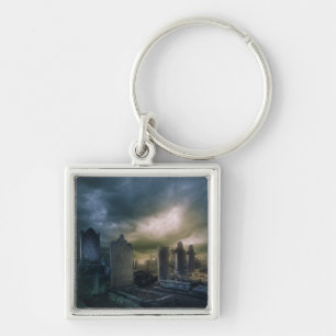 Gothic Graveyard Key Chain