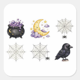 Gothic Graveyard Stickers 6 Pack RIP Tombstone..