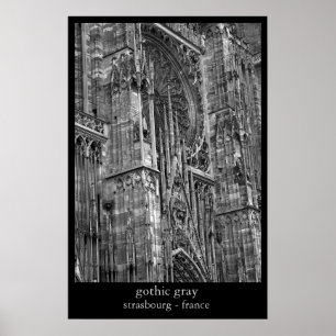 gothic grey poster
