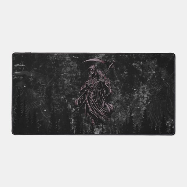 Gothic Grim reaper Desk Mat (Front)