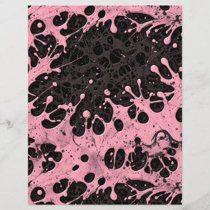 Gothic Grunge Pink Paint Splash