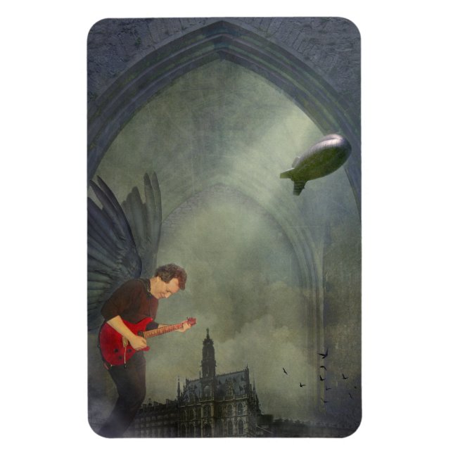 Gothic Guitar Magnet (Vertical)