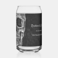 Gothic Half Skull Cool Black And White Grunge