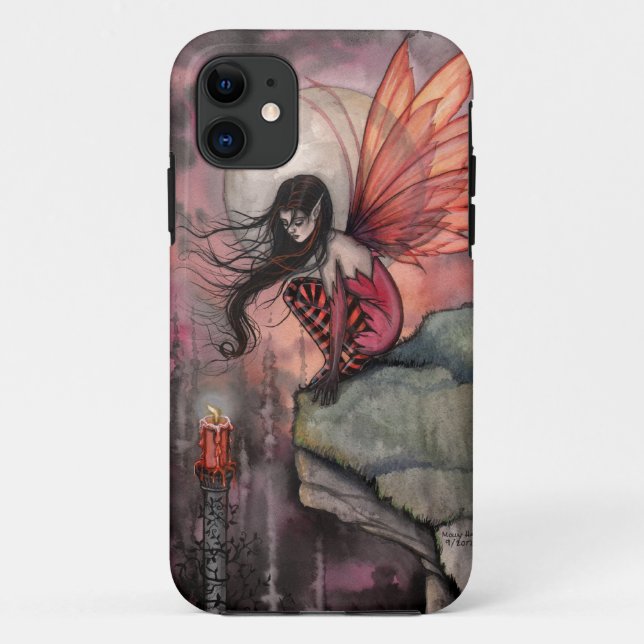 Gothic Halloween Autumn Fairy Fantasy Art Case-Mate iPhone Case (Back)