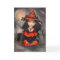 Gothic Halloween Card  Witch Cat