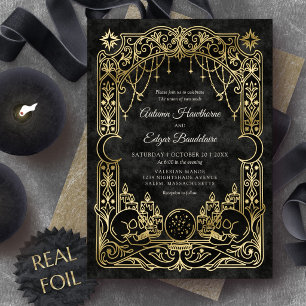 Gothic Halloween Celestial Wedding