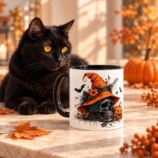 Gothic Halloween Design Mug