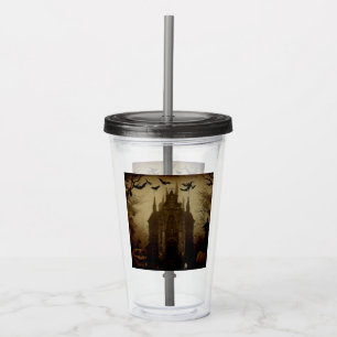 Gothic/Halloween/fall/pumpkin  Acrylic Tumbler