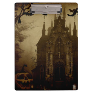 Gothic/Halloween/fall/pumpkin Clipboard