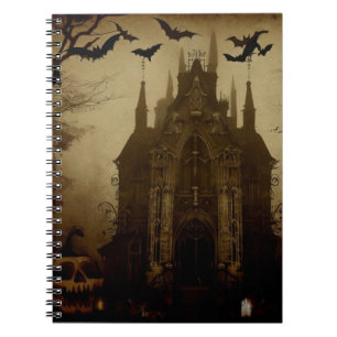 Gothic/Halloween/fall/pumpkin Notebook