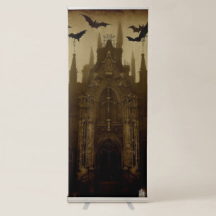 Gothic/Halloween/fall/pumpkin Retractable Banner