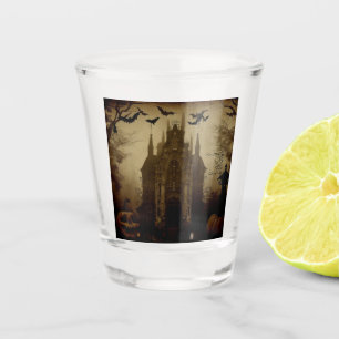 Gothic/Halloween/fall/pumpkin  Shot Glass