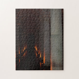 Gothic Halloween Hallway to Hell Jigsaw Puzzle