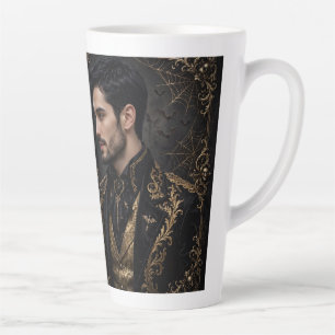 Gothic Halloween Handsome Man latte Mug