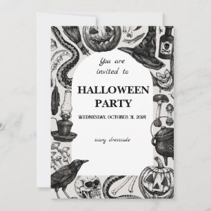 Gothic Halloween Invite