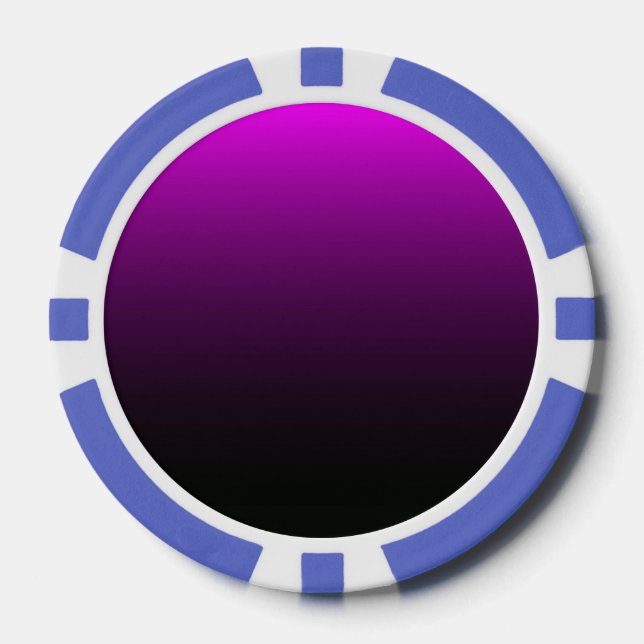 Gothic Halloween Midnight Poker Chips (Front)