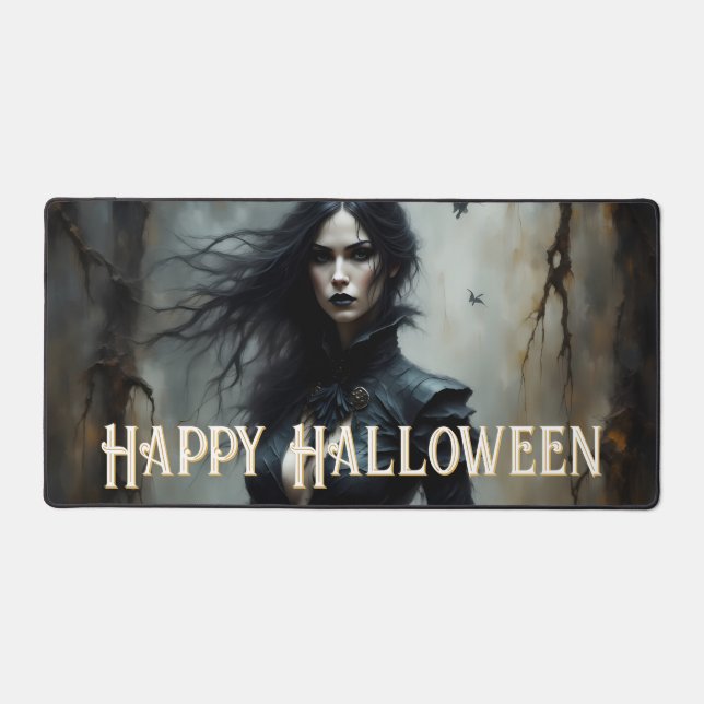 Gothic Halloween Night of Mystery Desk Mat (Front)