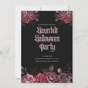 Gothic Halloween Party Invitation