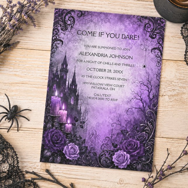 Gothic Halloween Party Invitation (Creator Uploaded)