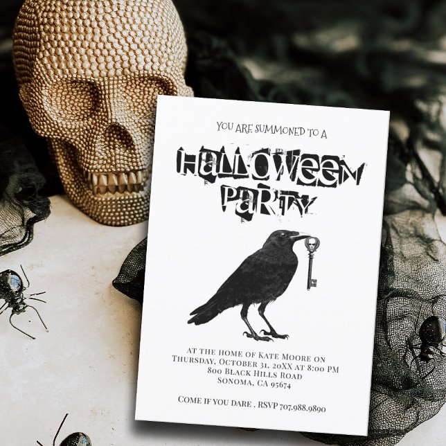 Gothic Halloween Party   Invitation (Creator Uploaded)