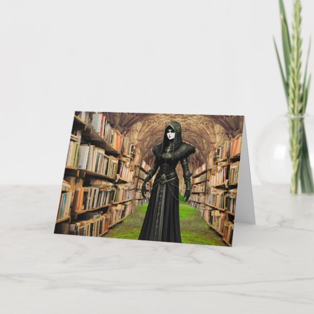 Gothic Halloween Party Invitation. Card (Front)