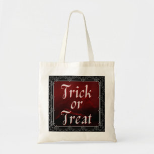 Gothic Halloween Trick Or Treat Tote Bag
