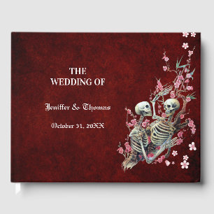 Gothic Halloween wedding guest book