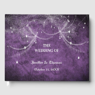 Gothic Halloween wedding guest book