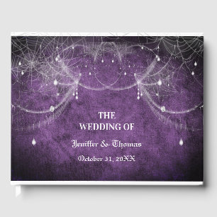 Gothic Halloween wedding guest book