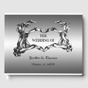 Gothic Halloween wedding guest book