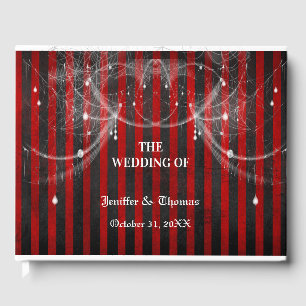 Gothic Halloween wedding guest book