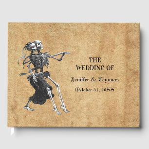 Gothic Halloween wedding guest book