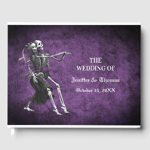 Gothic Halloween wedding guest book