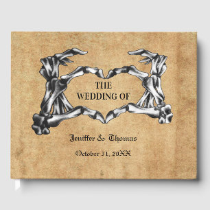 Gothic Halloween wedding guest book