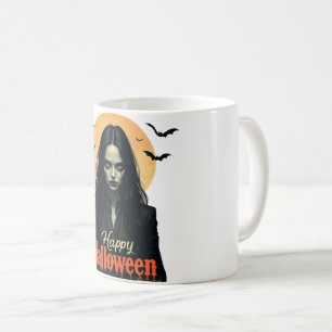 Gothic Halloween Witch Coffee Mug