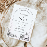 Gothic hand drawn arch 50th Birthday Party