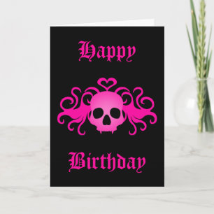 Gothic Happy Birthday Card