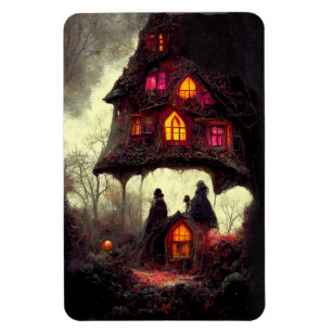 Gothic Haunted Tree Creatures Magnet