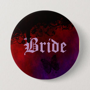 Gothic Heart 7.5 Cm Round Badge