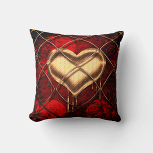Gothic Heart Custom Cushion