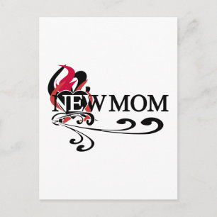 Gothic Heart New Mum Tshirts and Gifts Postcard