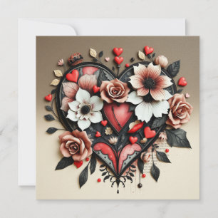 Gothic Heart Note Card