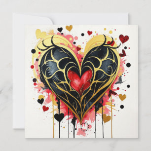Gothic Heart Note Card