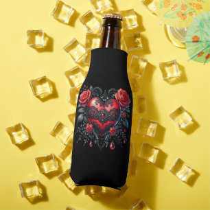 Gothic Heart Valentine Cosy Bottle Cooler